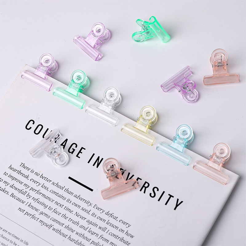 Is Stationery Office Supply - 10/20pcs 31mm Candy Color Plastic Binder