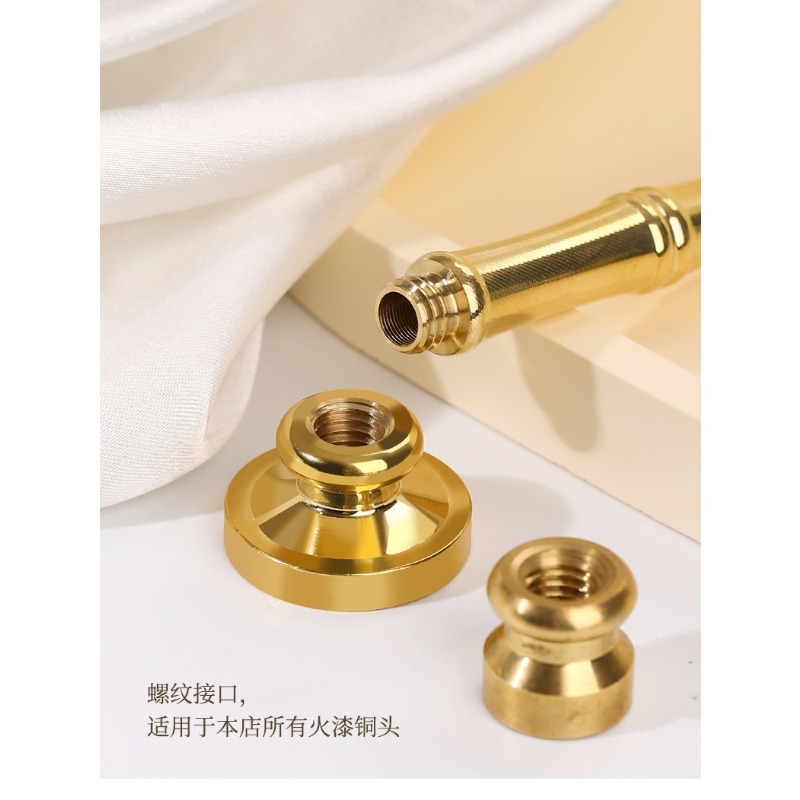 Bamboo Shape Brass Stamp Handl - огляд і ціна Wax Seal Stamp Kit