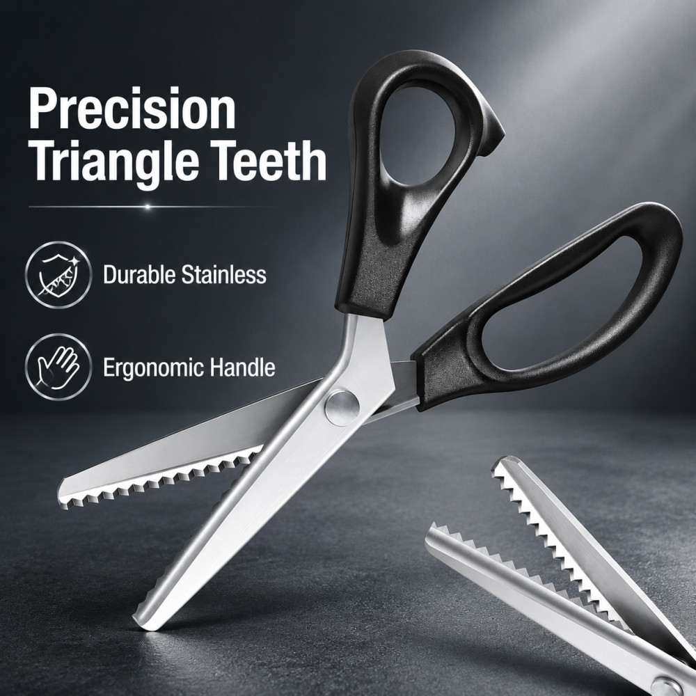 Stainless Steel Pinking Shears - огляд і ціна Scissors Stainless Craft