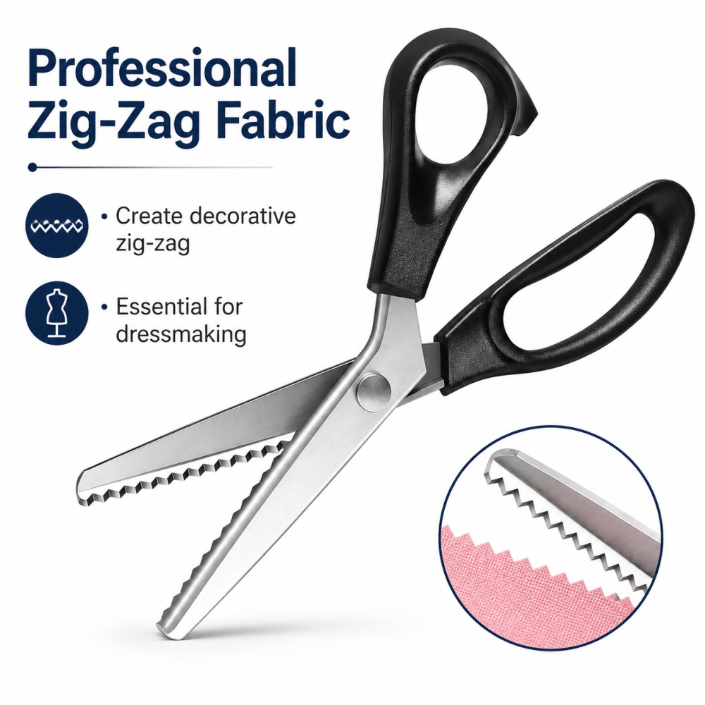 Stainless Steel Pinking Shears - огляд і ціна Scissors Stainless Craft
