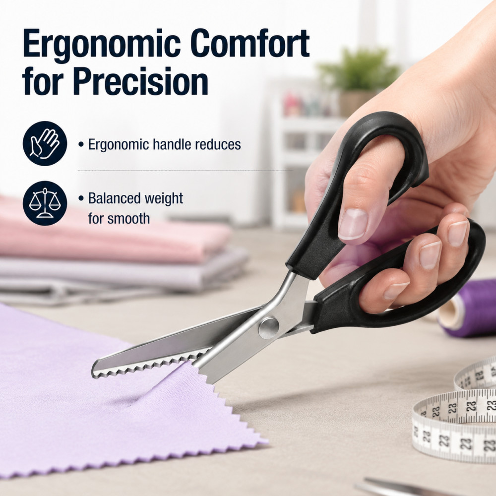 Stainless Steel Pinking Shears - огляд і ціна Scissors Stainless Craft