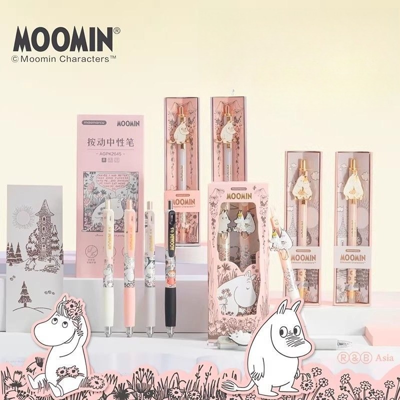 Moomin Cute Retractable Gel Pe - огляд і ціна Stationery Office