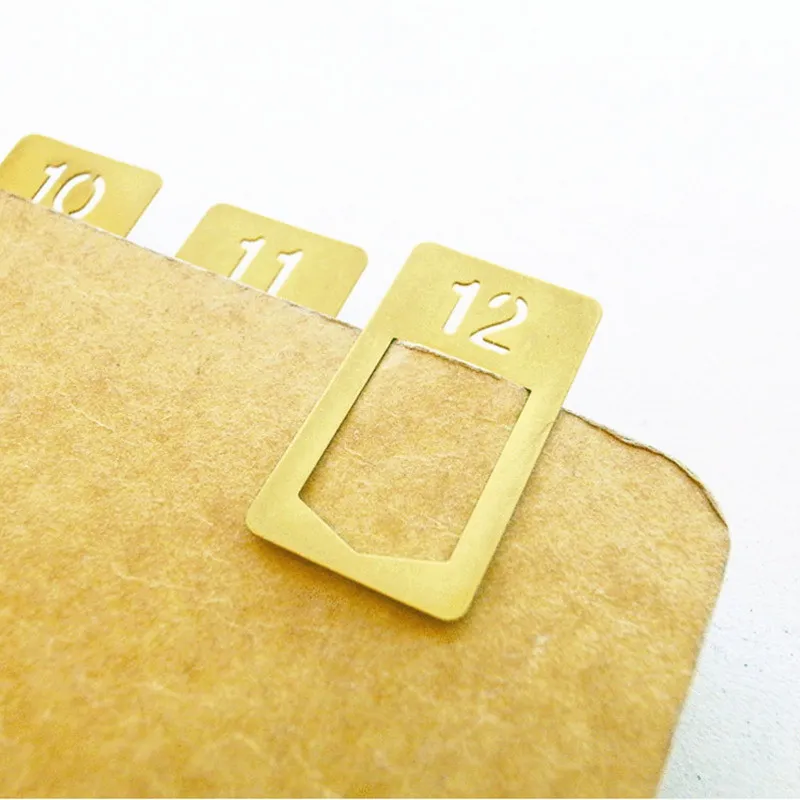 12 Pcs/lot Vintage Copper Book - огляд і ціна Stationery Office Supply Store