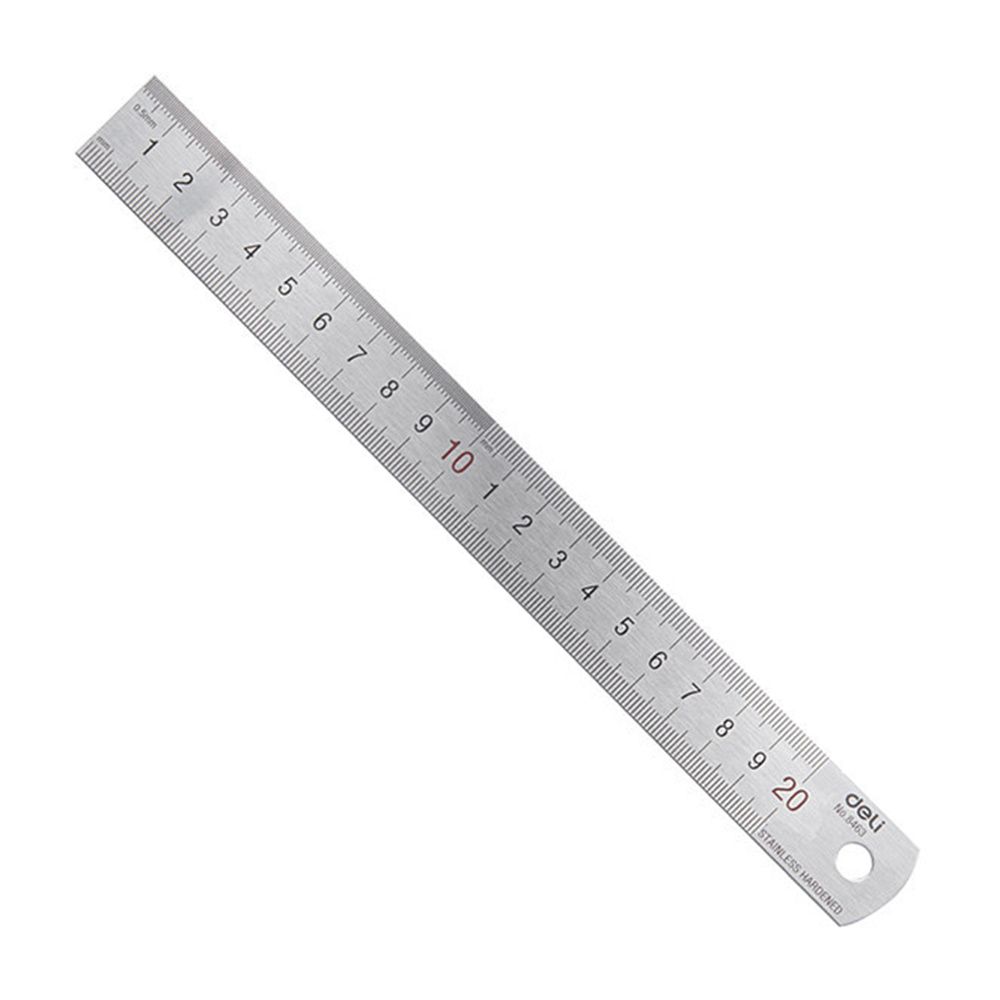 Deli 20cm Stainless Steel Meta - огляд і ціна Stationery Office Supply Store