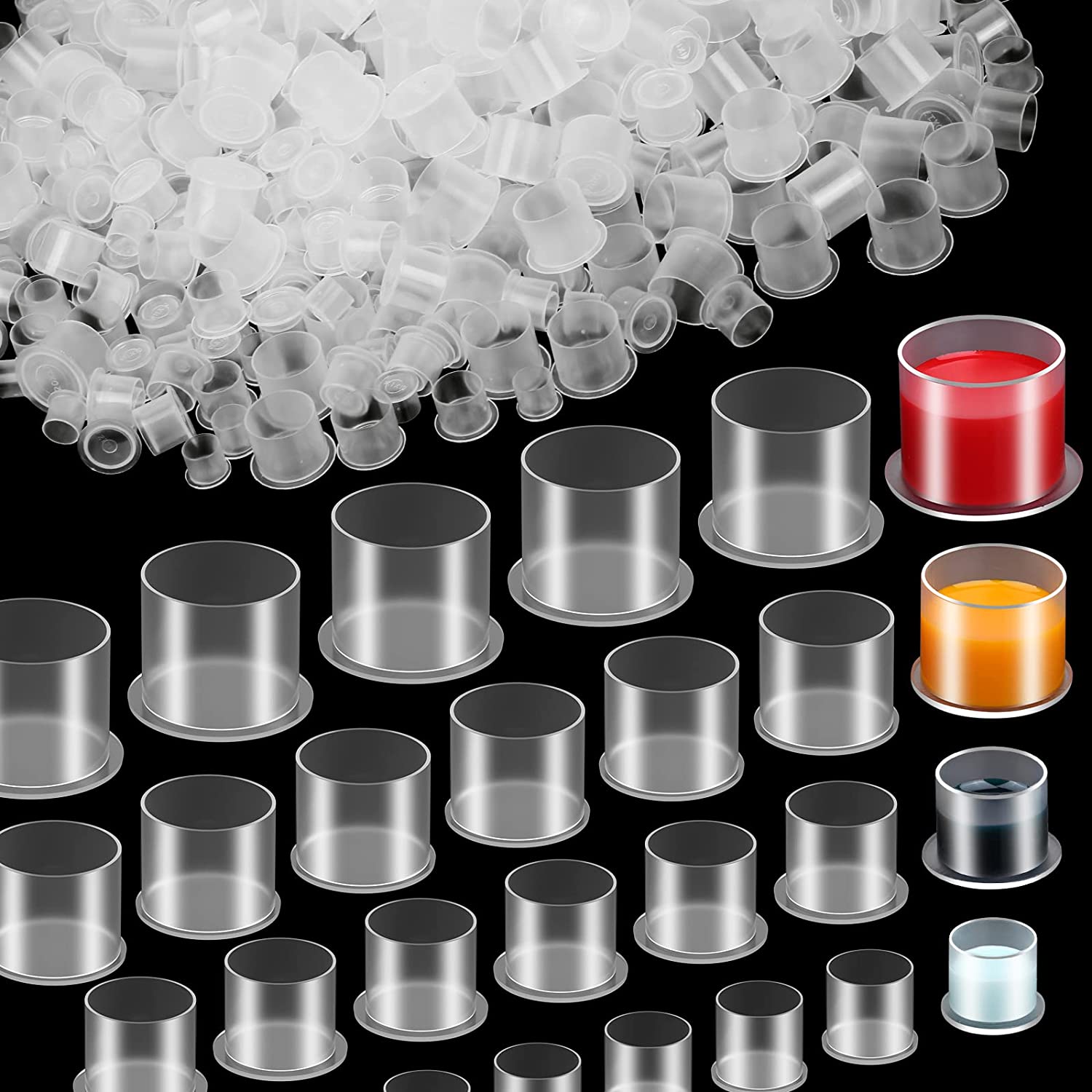 100pcs Disposable Tattoo Ink C - огляд і ціна Calligraphy Ink Bottle