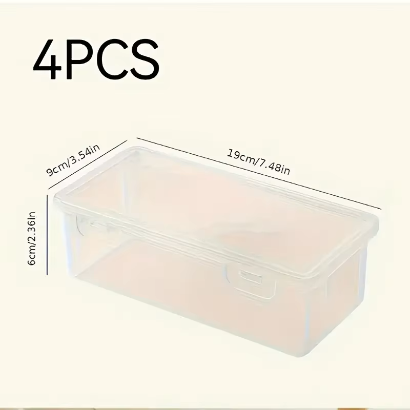 4 Large Transparent PP Storage - огляд і ціна Stationery Office Supply Store