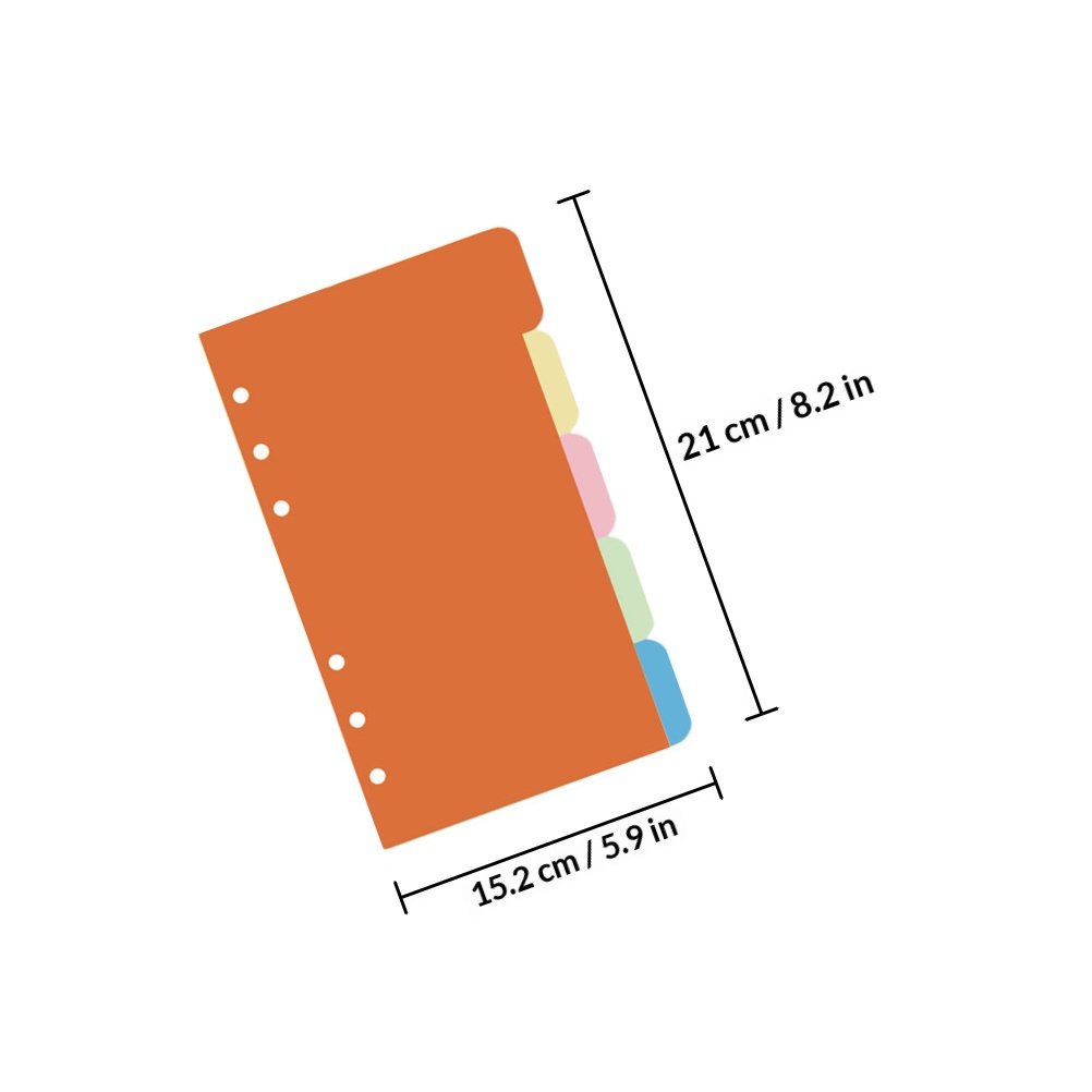 30Pcs Plastic Tab Dividers Col - огляд і ціна Index Tab Divider