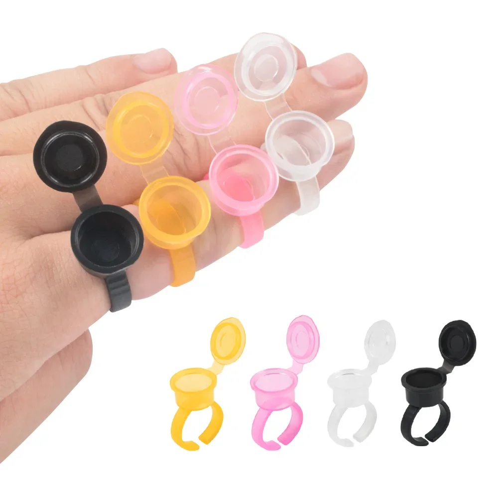 50PCS Tattoo Pigment Ink Ring  - огляд і ціна Calligraphy Ink Bottle