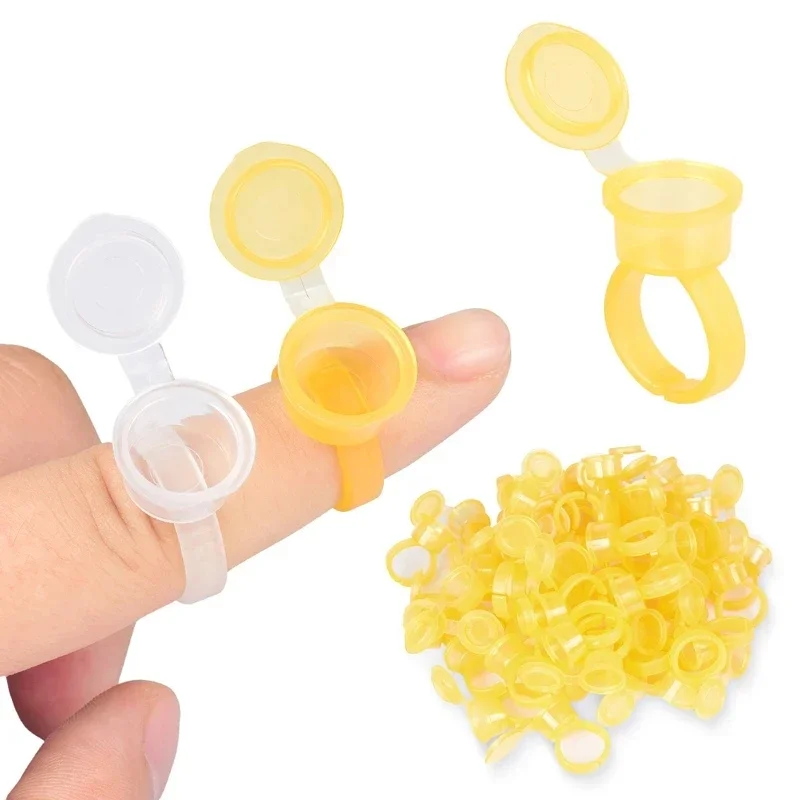 50PCS Tattoo Pigment Ink Ring  - огляд і ціна Calligraphy Ink Bottle