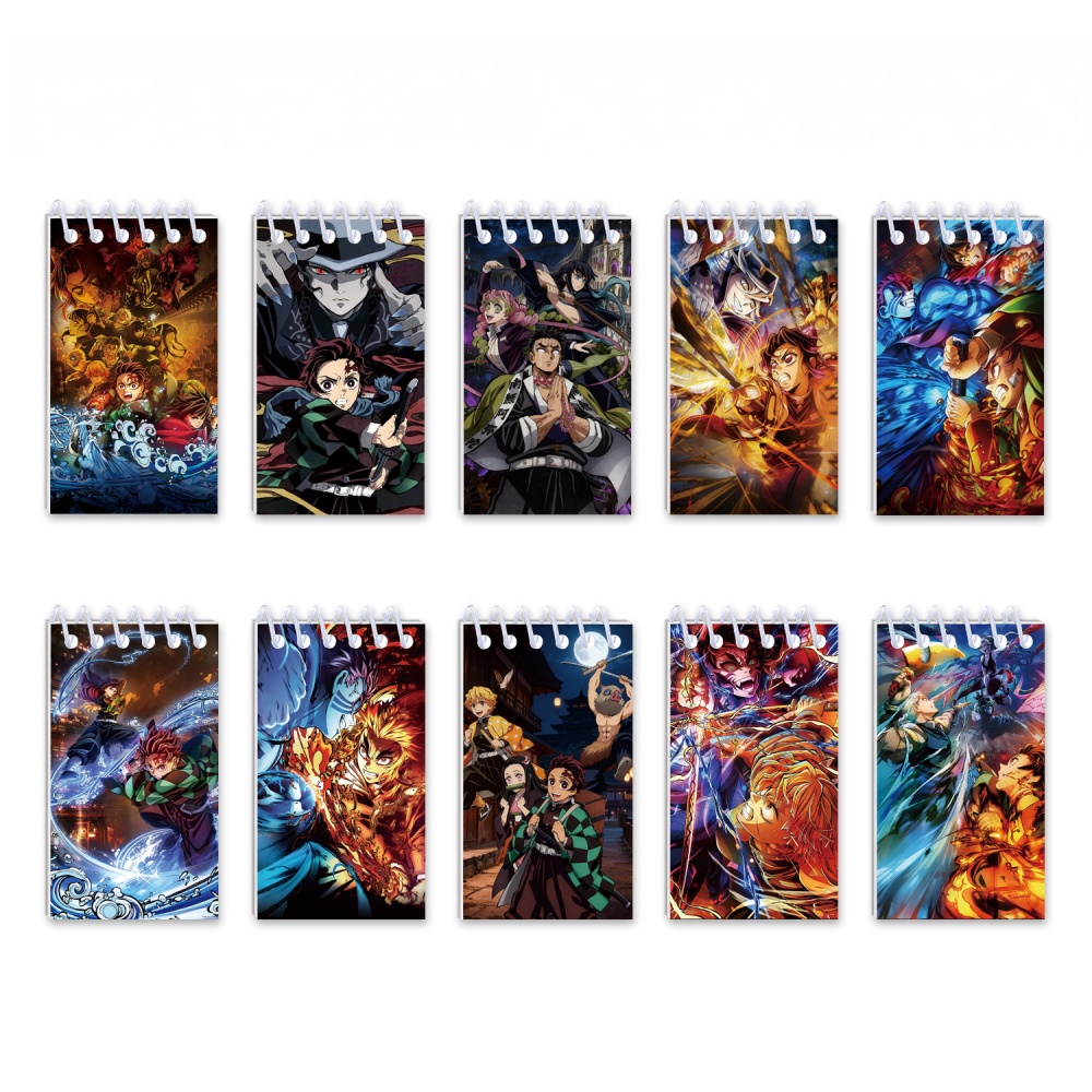 10PCS Demon Slayer Notepads. S - огляд і ціна Is Stationery Office Supply