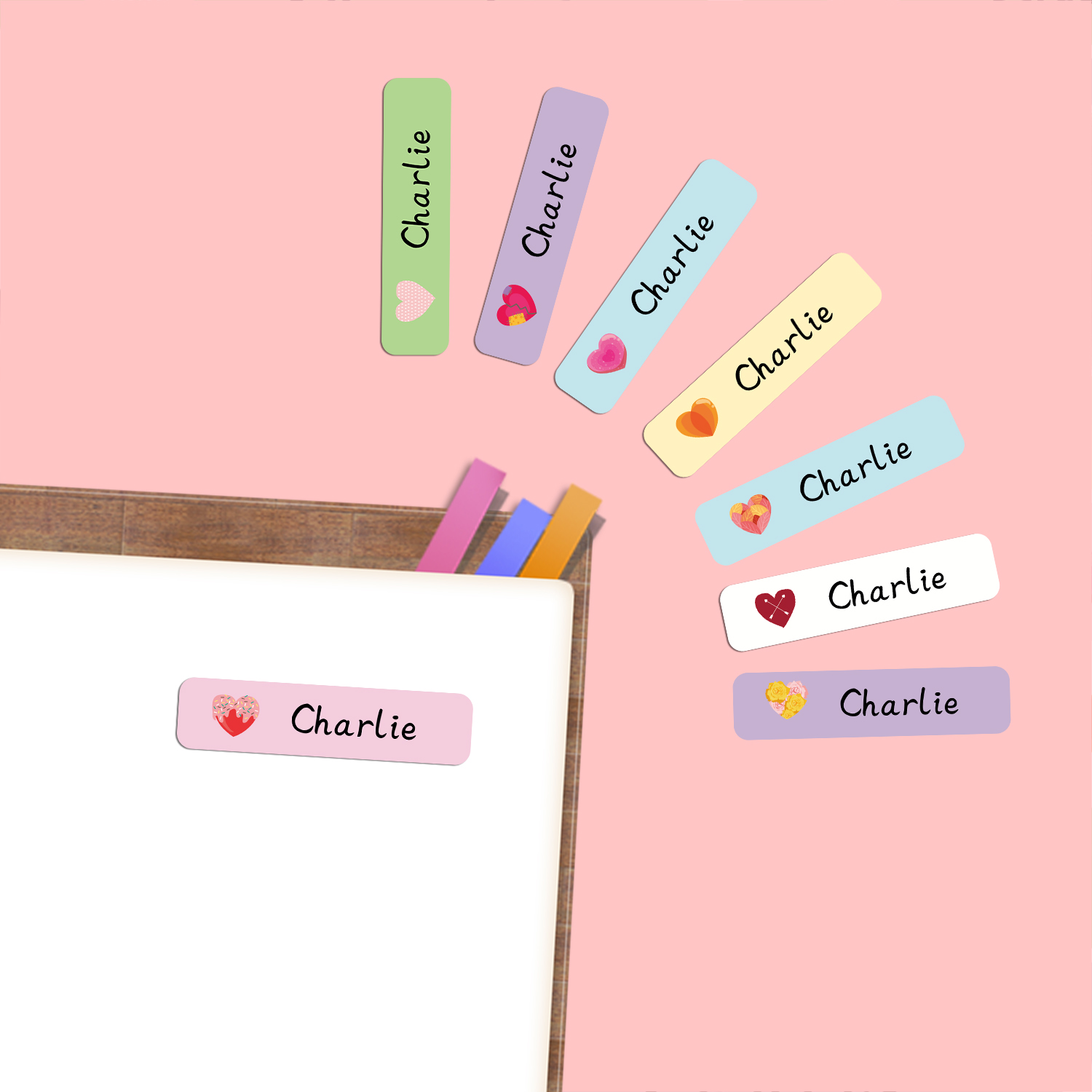 Personalized Heart Shape Name  - огляд і ціна Stationery Office