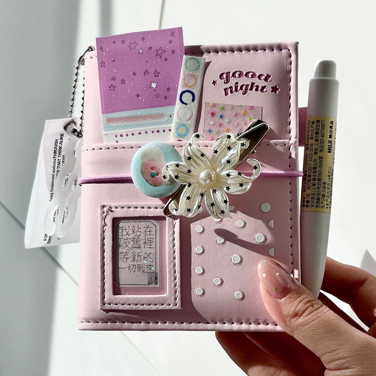 Cute Pink M5 Loose Leaf Hardco - огляд і ціна Journal Leather Hardcover