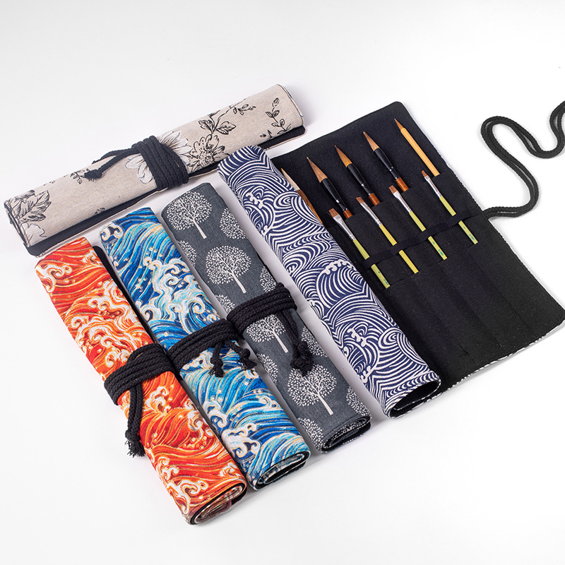 20 Holes Roll Pencil Case Scho - огляд і ціна Pen Pouch Roll