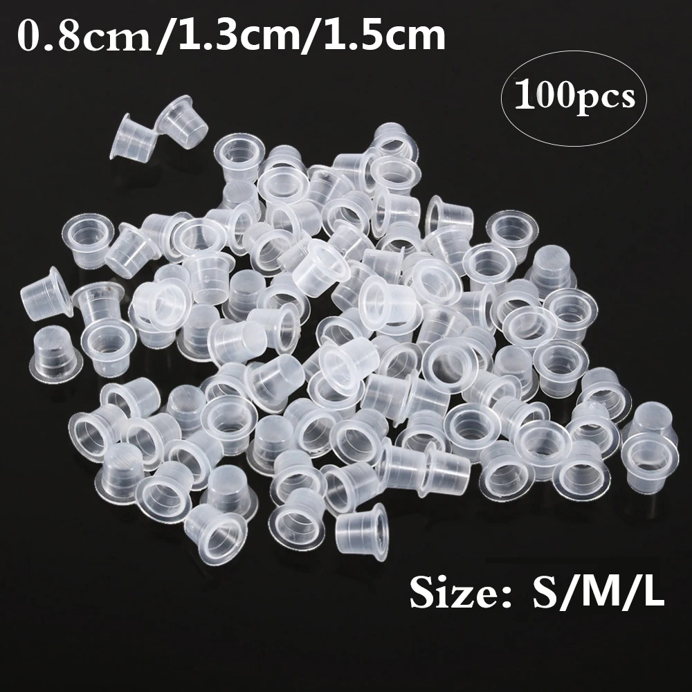 100Pcs Tattoo Plastic Tattoo I - огляд і ціна Calligraphy Ink Bottle