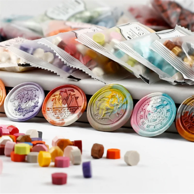 200pcs/bag Octagon Mixed Color - огляд і ціна Wax Seal Stamp Kit