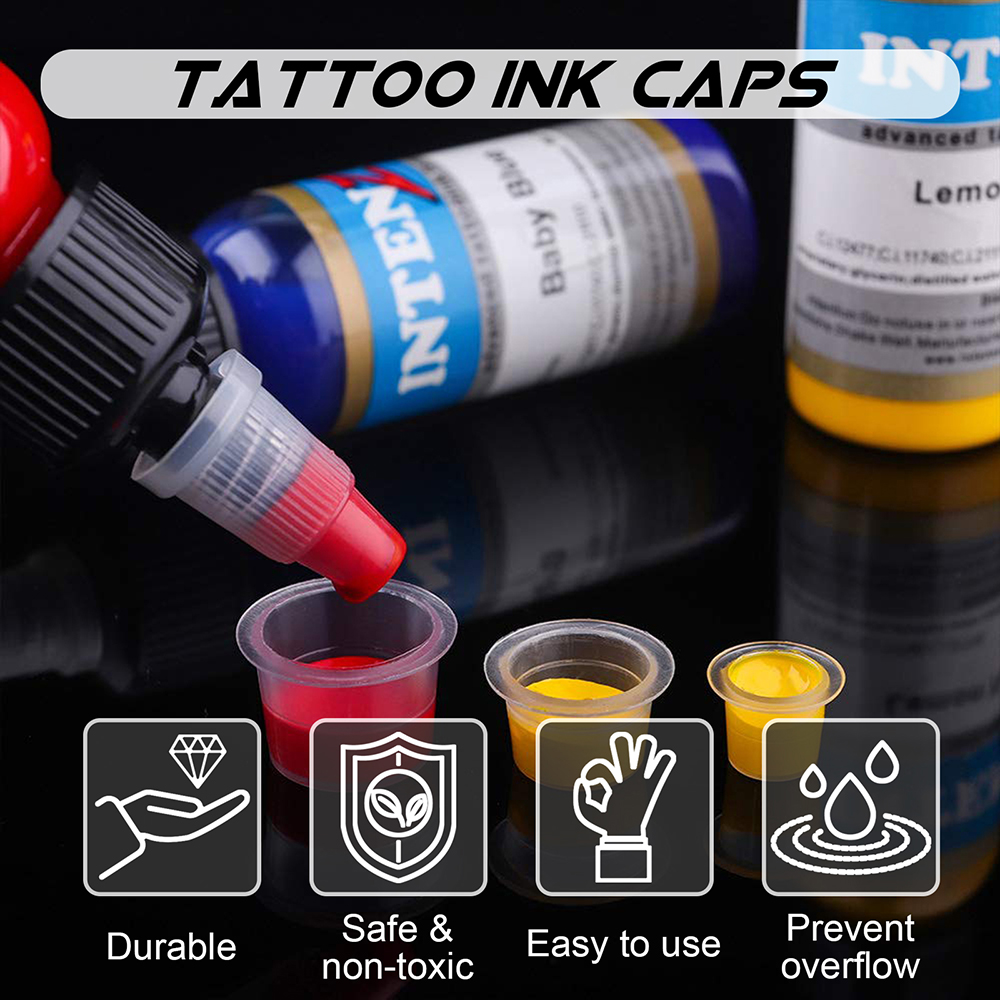 1000/100pcs Disposable Tattoo  - огляд і ціна Calligraphy Ink Bottle