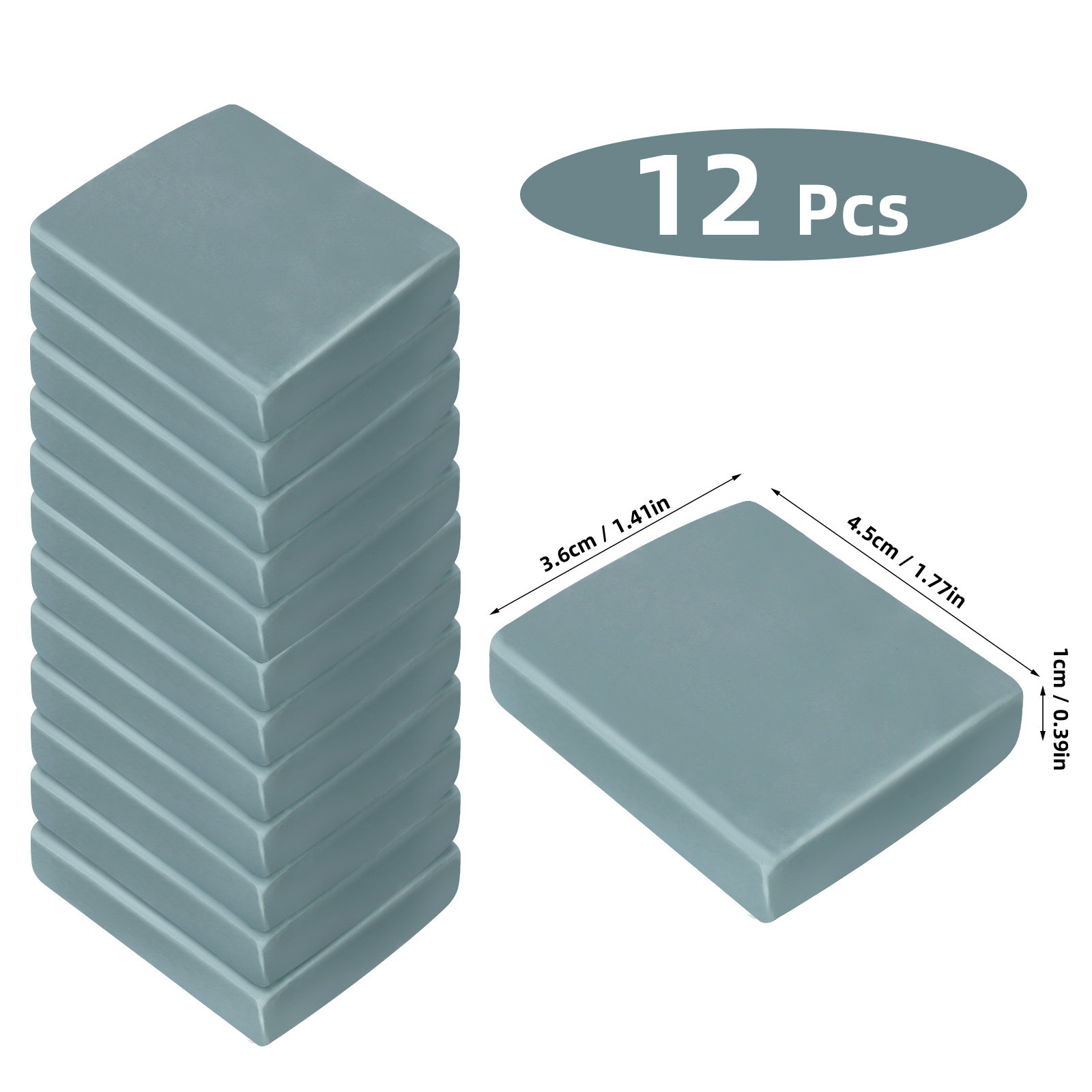12Pcs Art Erasers for Drawing  - огляд і ціна Rubber Eraser Kneaded