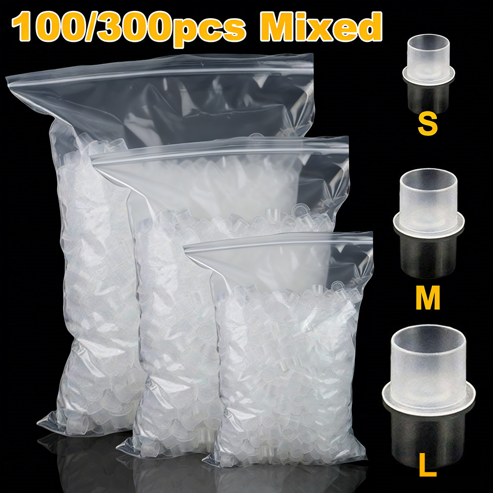 300/100pcs Tattoo Ink Cups Cap - огляд і ціна Calligraphy Ink Bottle