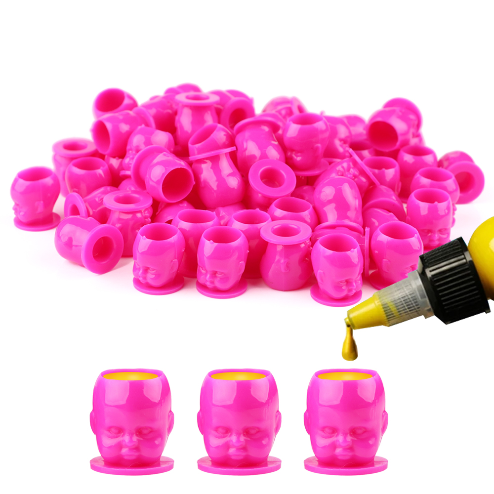 50pcs Plastic Disposable Tatto - огляд і ціна Calligraphy Ink Bottle