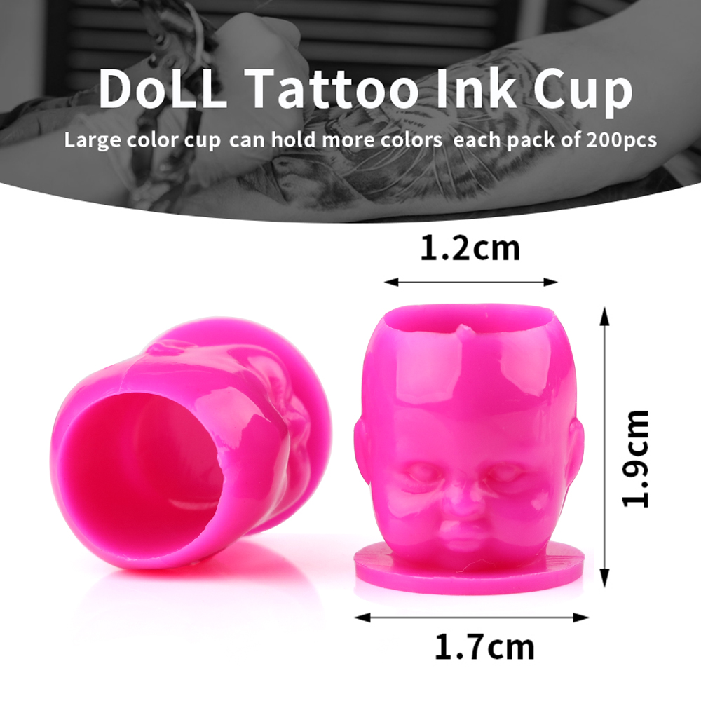 50pcs Plastic Disposable Tatto - огляд і ціна Calligraphy Ink Bottle