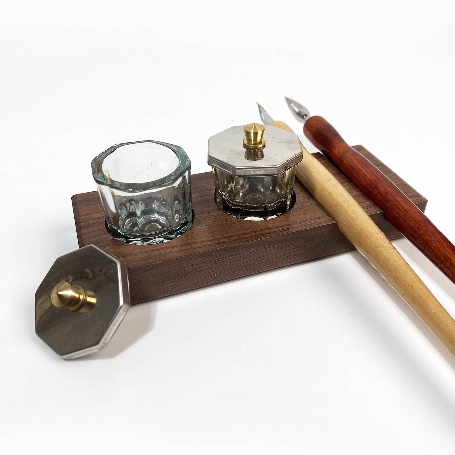 Ink Base Pen Rest Wooden Stand - огляд і ціна Calligraphy Ink Bottle
