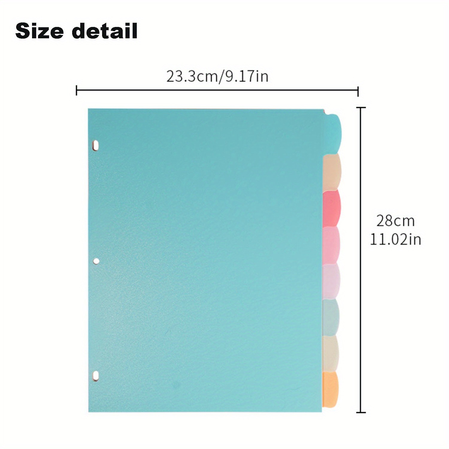 8 Tab Binder Dividers for 3 Ri - огляд і ціна Index Tab Divider