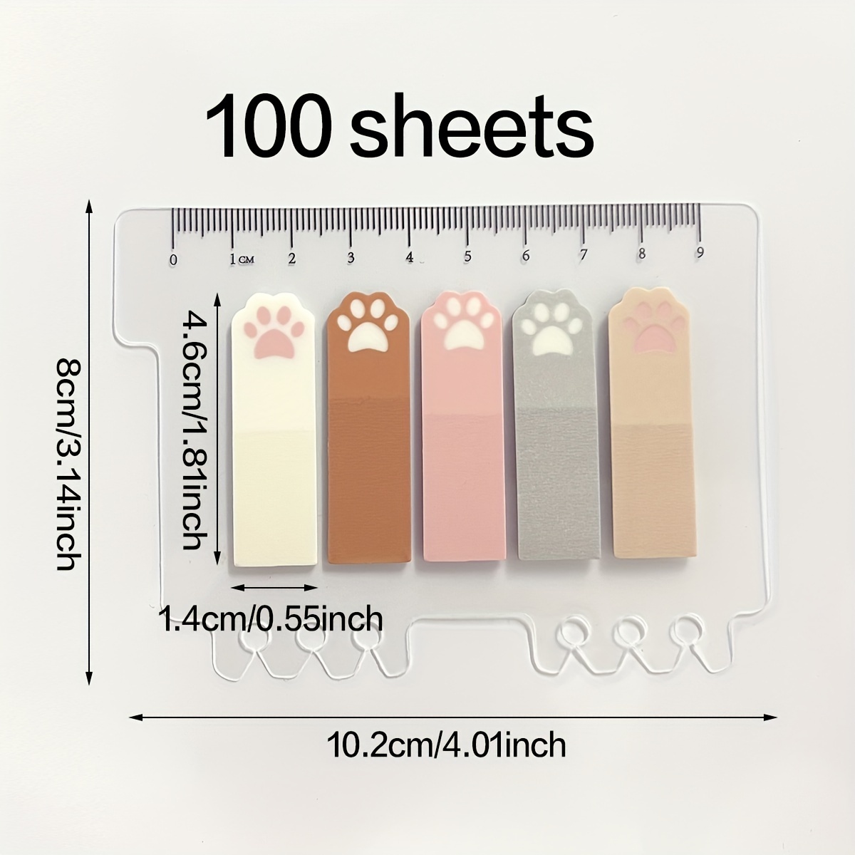 Cute Cat Paw PET Index Tabs, T - огляд і ціна Index Tab Divider