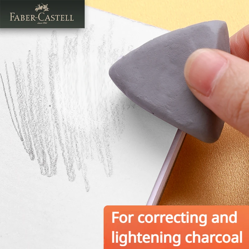 1/2/3/4 Pc Faber-Castell  Draw - огляд і ціна Rubber Eraser Kneaded