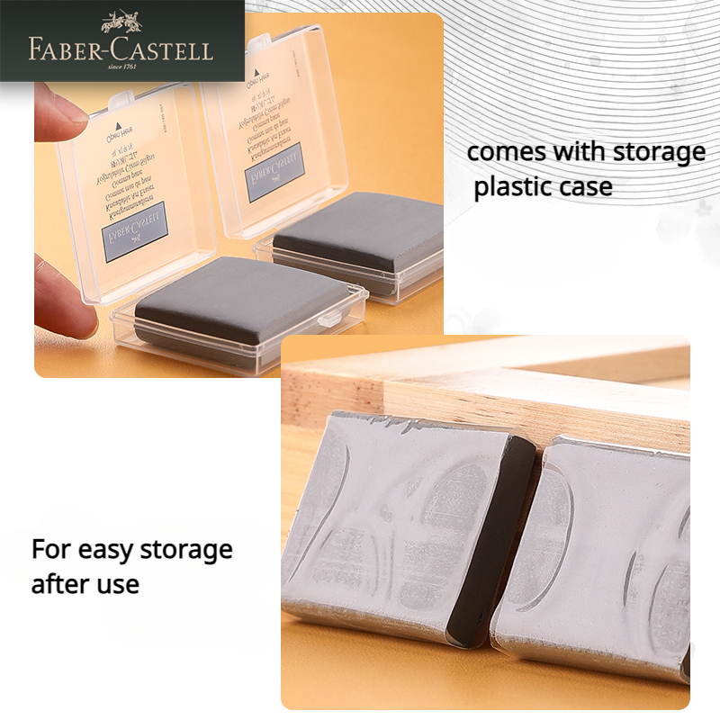 1/2/3/4 Pc Faber-Castell  Draw - огляд і ціна Rubber Eraser Kneaded