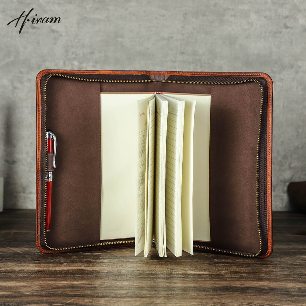 Retro Genuine Leather Zipper C - огляд і ціна Journal Leather Hardcover