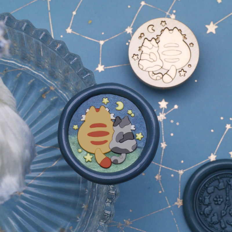 Cat Series 25mm Chapter Wax Se - огляд і ціна Wax Seal Stamp Kit