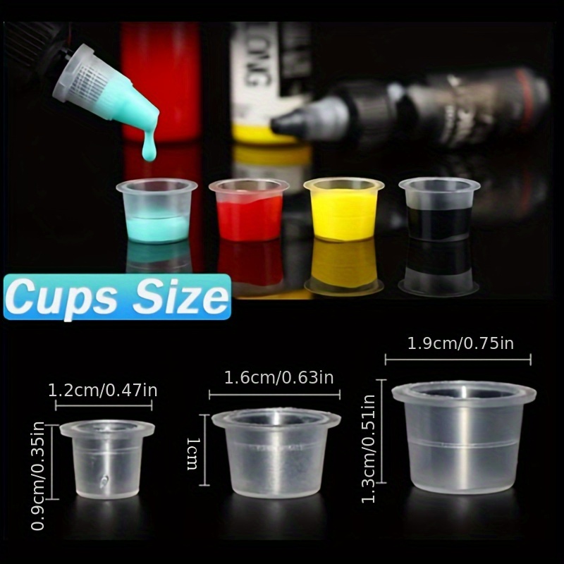 100/1000pcs Tattoo Large Mediu - огляд і ціна Calligraphy Ink Bottle
