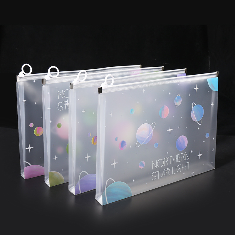 4/12pcs A4 Space Zipper Folder - огляд і ціна Is Stationery Office Supply