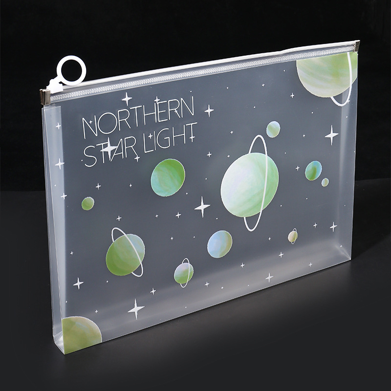 4/12pcs A4 Space Zipper Folder - огляд і ціна Is Stationery Office Supply