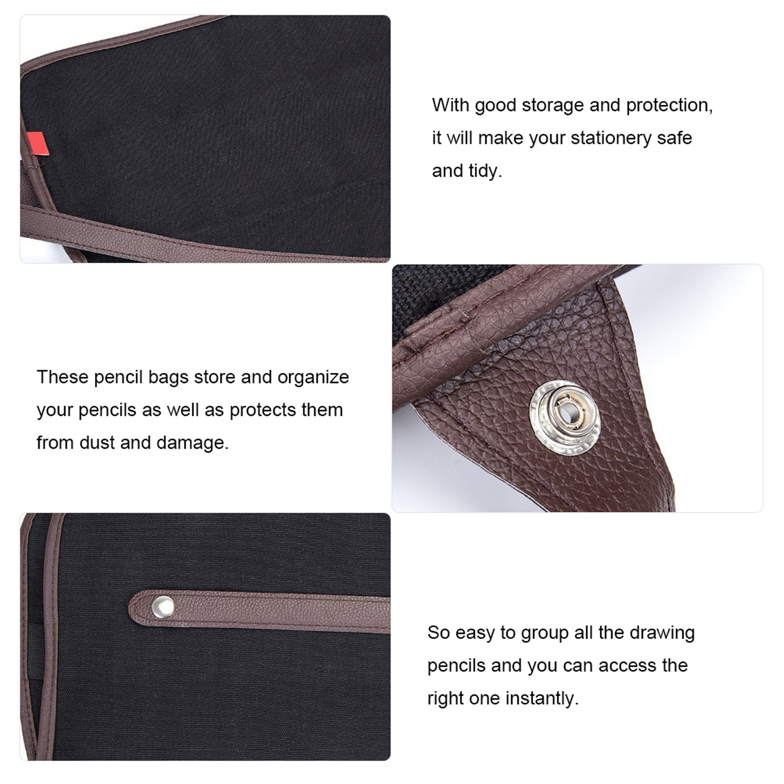 72 Slot Canvas Pencil Roll Up  - огляд і ціна Pen Pouch Roll